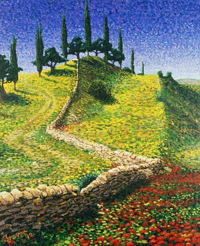 Sommet de la colline espagnole Trevor Neal