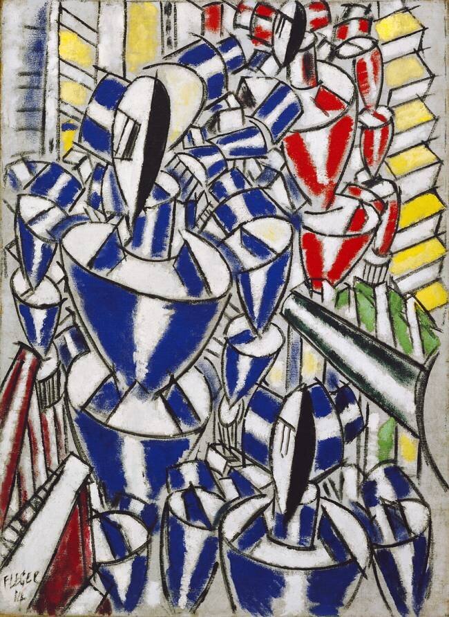 Sortie des ballets russes Fernand Léger