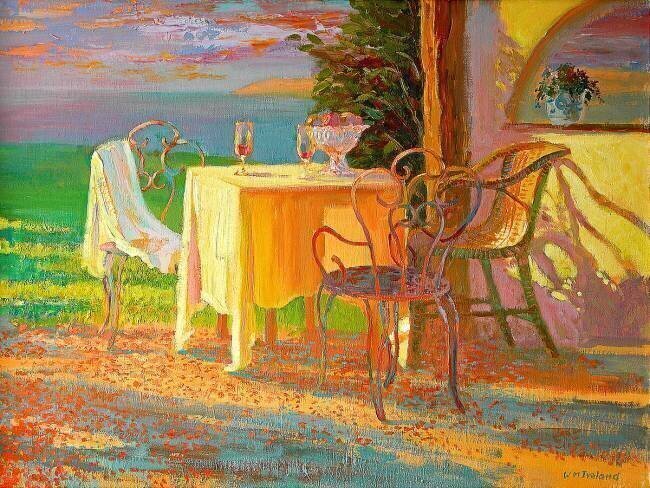 Terrasse du soir William Ireland