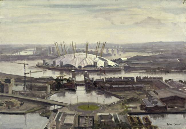The Millennium Dome from Canary Wharf Julian Barrow