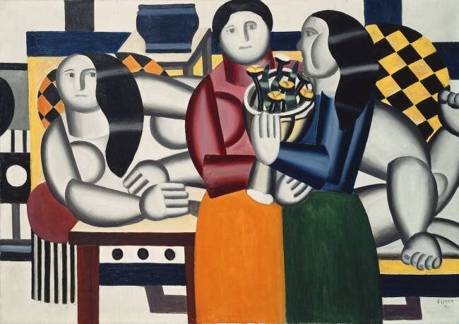 Trois femmes, un bouquet Fernand Léger