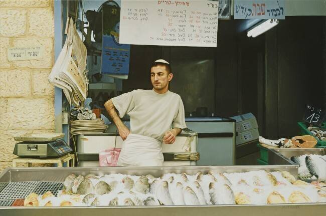 Vendeur de poisson Max Ferguson