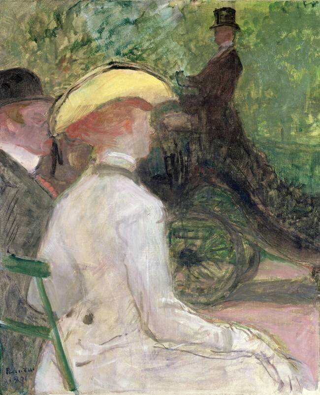 A Bois de Boulogne Henri de Toulouse-Lautrec