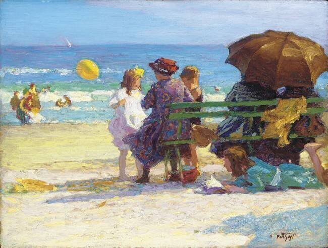 Une sortie en famille Edward Henry Potthast