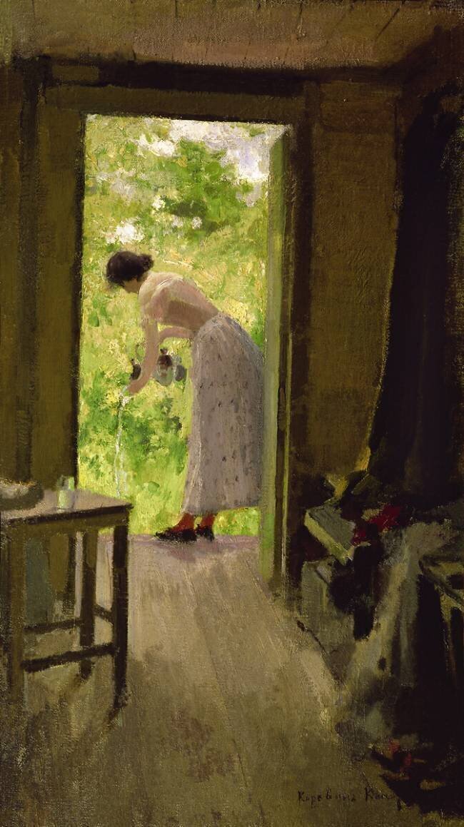 A la maison de campagne Constantin Korovine