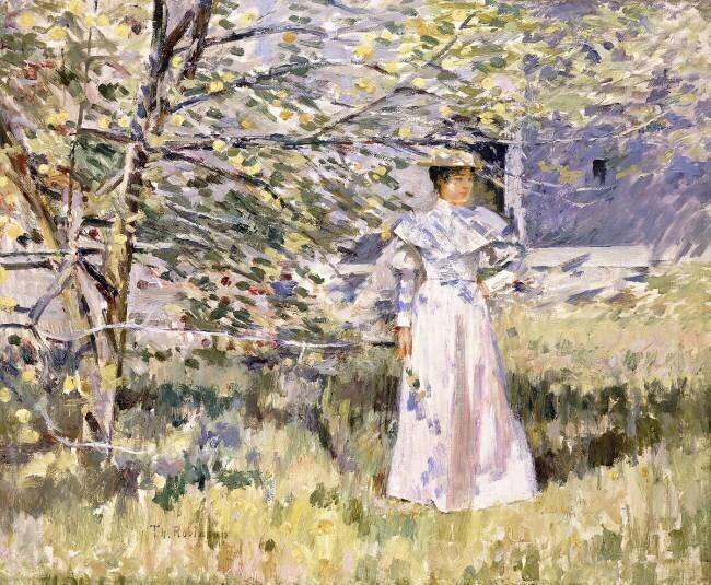 Un jardin normand Theodore Robinson