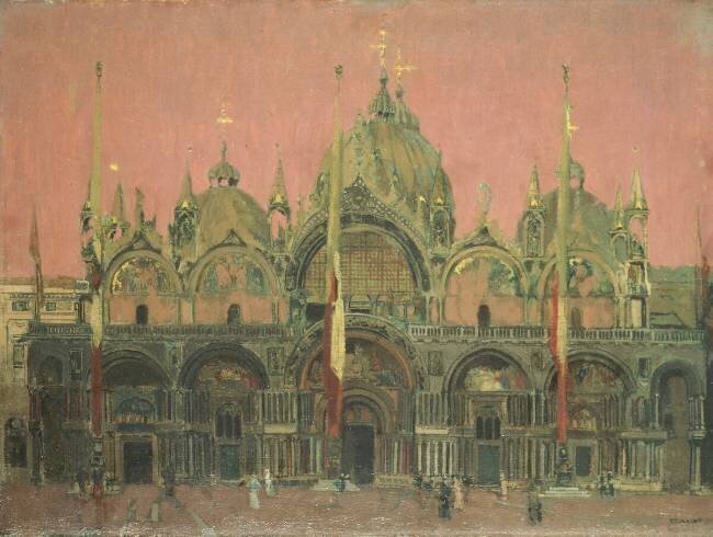 A Red Sky at Night Walter Richard Sickert