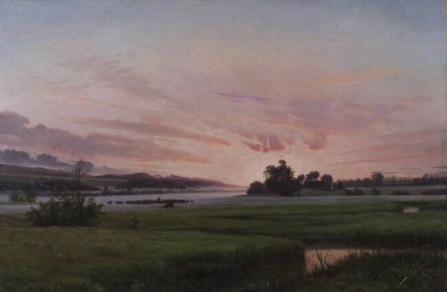 A Summer’s Evening near Ry Vilhelm Kyhn