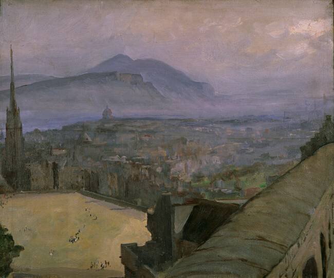 A View of Edinburgh from the Castle John Lavery