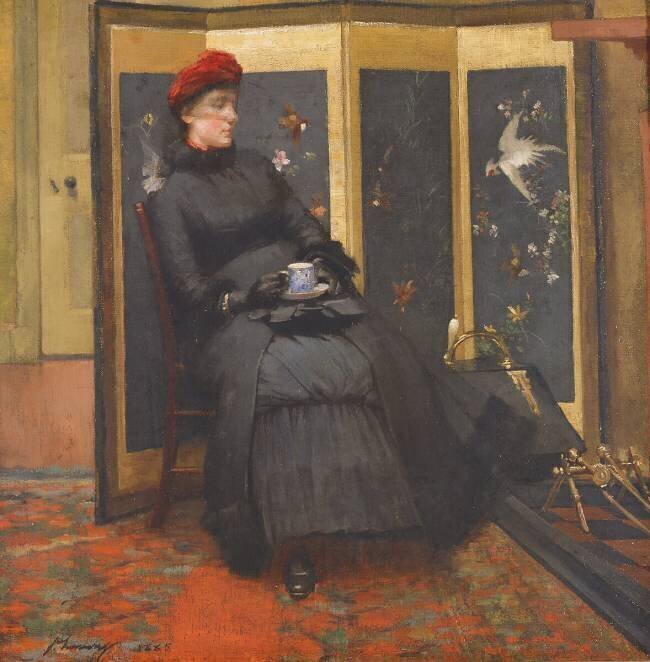 A Visitor John Lavery