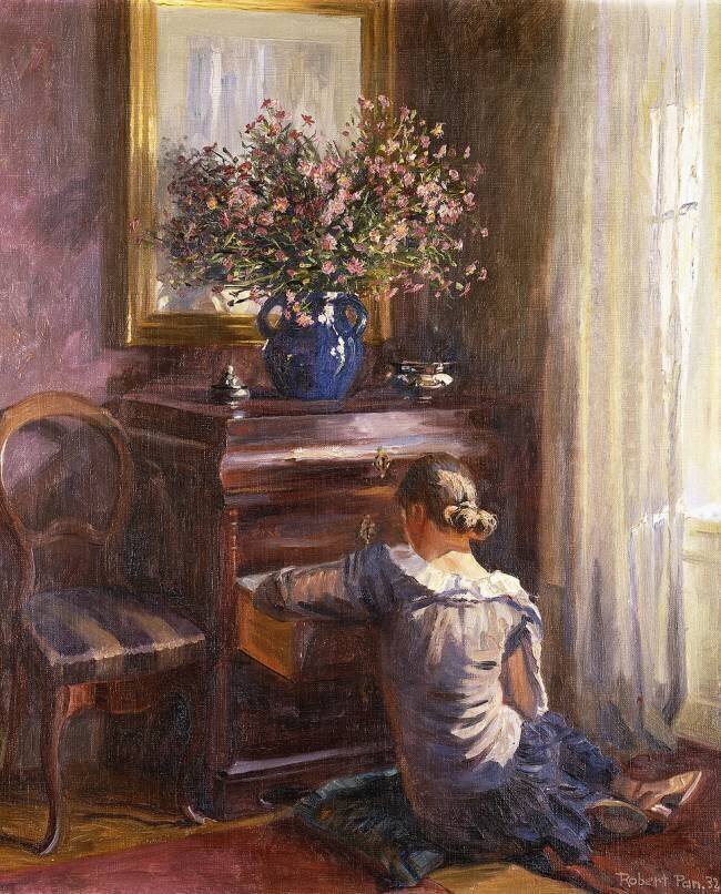 A Woman in an Interior Robert Panitzsch