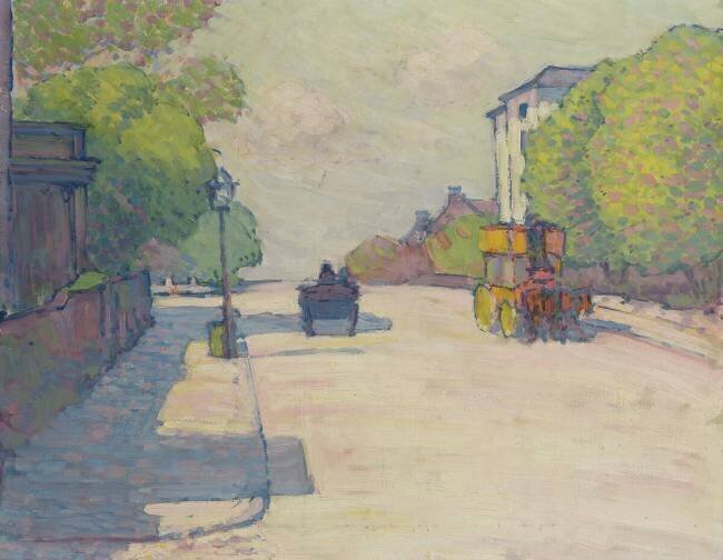 Adelaide Road in Sunlight Robert Polhill Bevan