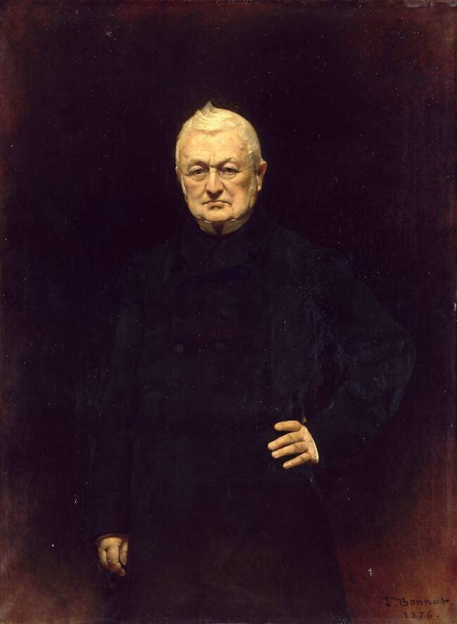 Adolphe Thiers (1797-1877), président de la République française Léon Bonnat
