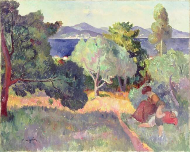 Allée à Saint-Tropez Henri-Charles Manguin