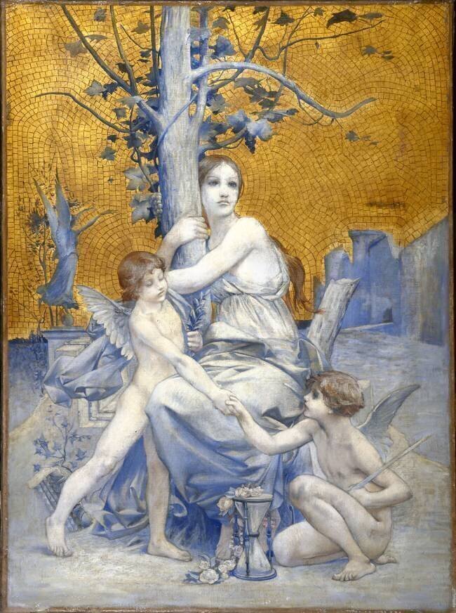 ALLEGORIE DU TEMPS Luc Olivier Merson