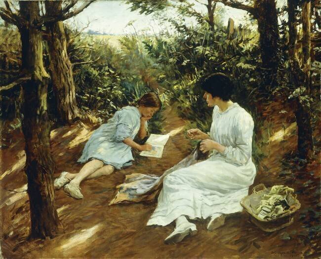 Amongst the Pines Stanhope Forbes