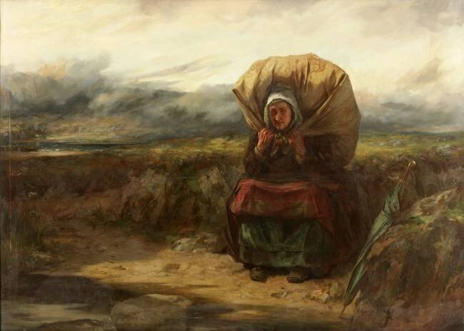 And With The Burden of Many Years Thomas Faed