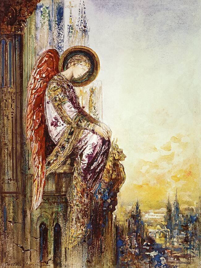Ange voyageur Gustave Moreau
