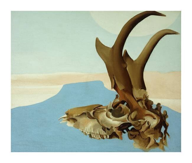 Antelope Head with Pedernal, 1953 Georgia O'Keeffe