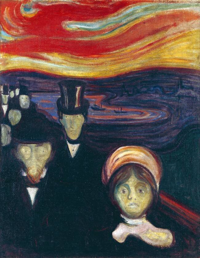 Anxiété Edvard Munch