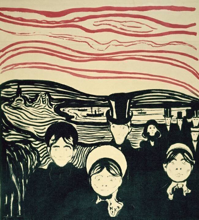 Anxiété Edvard Munch
