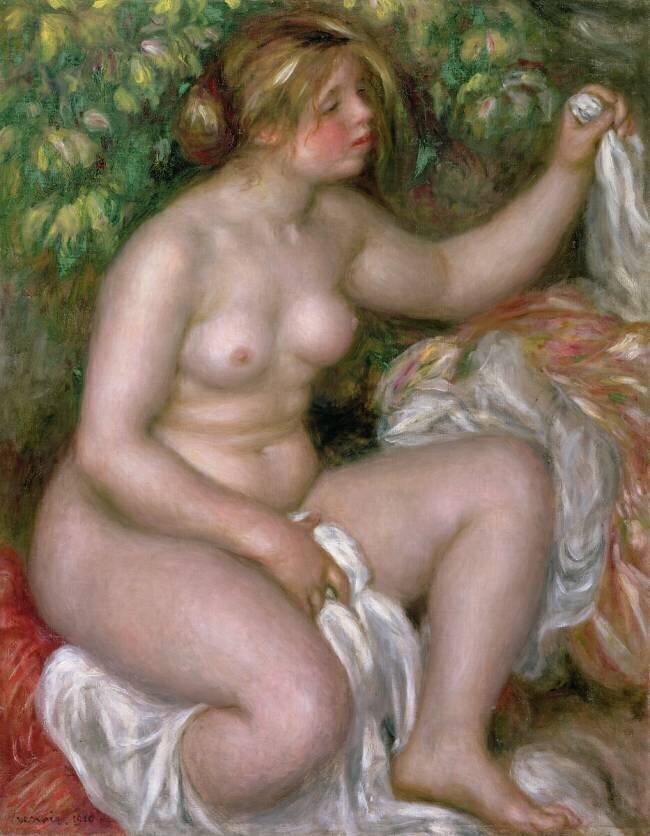 Après le bain Auguste Renoir