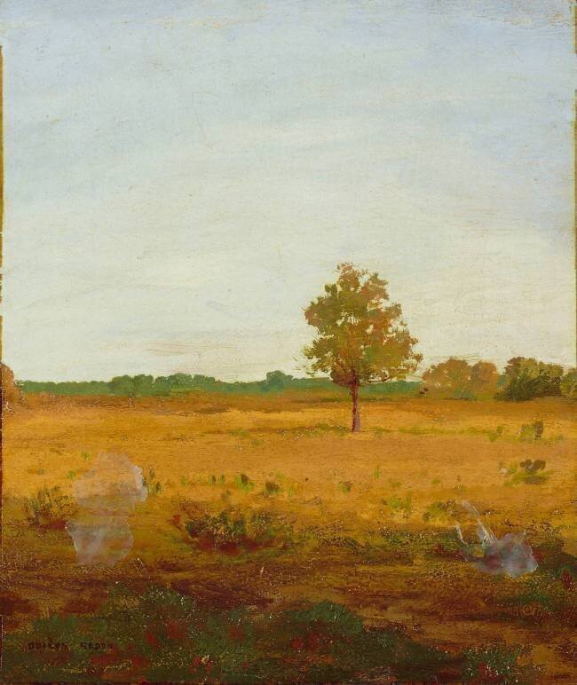 Arbre dans la lande Odilon Redon