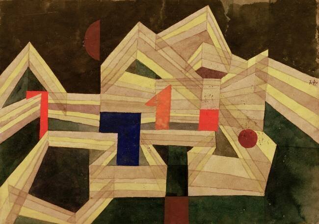 Architecture, structure transparente Paul Klee