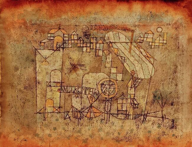 Arrivée du vapeur d'air Paul Klee