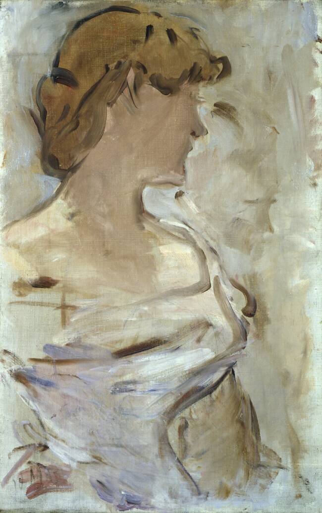 Au Bal - Marguerite de Conflans en Toilette de Bal Edouard Manet