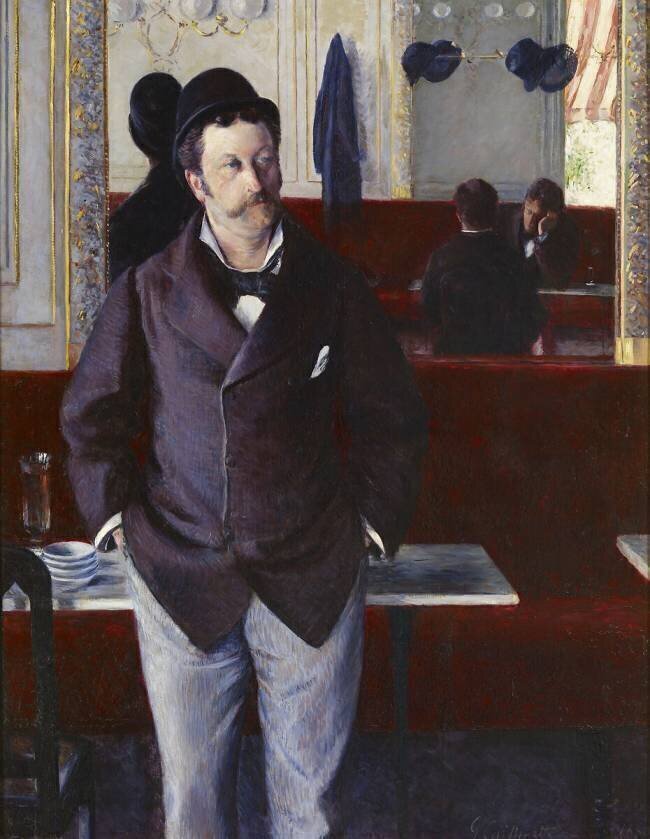 Au café Gustave Caillebotte