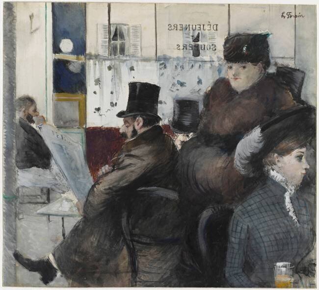 Au café de la Nouvelle Athènes Jean-Louis Forain