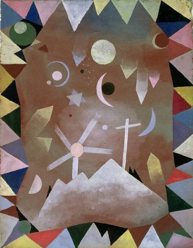 Au dessus des montagnes Paul Klee