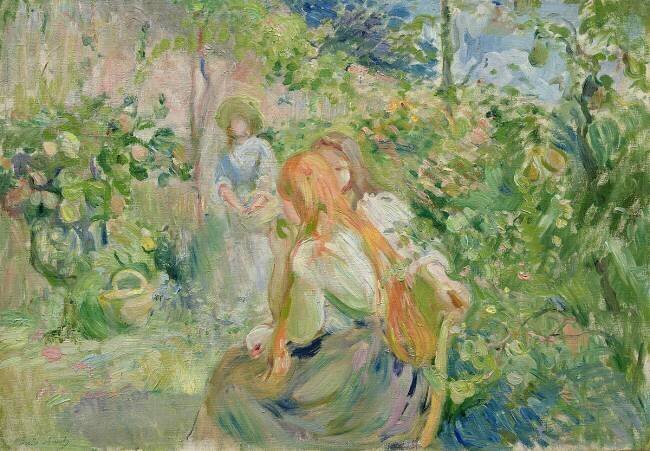 Au Jardin de Roche-Plate Berthe Morisot