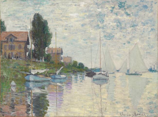 Au Petit-Gennevilliers Claude Monet