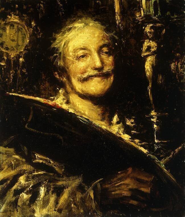Autoportrait Antonio Mancini