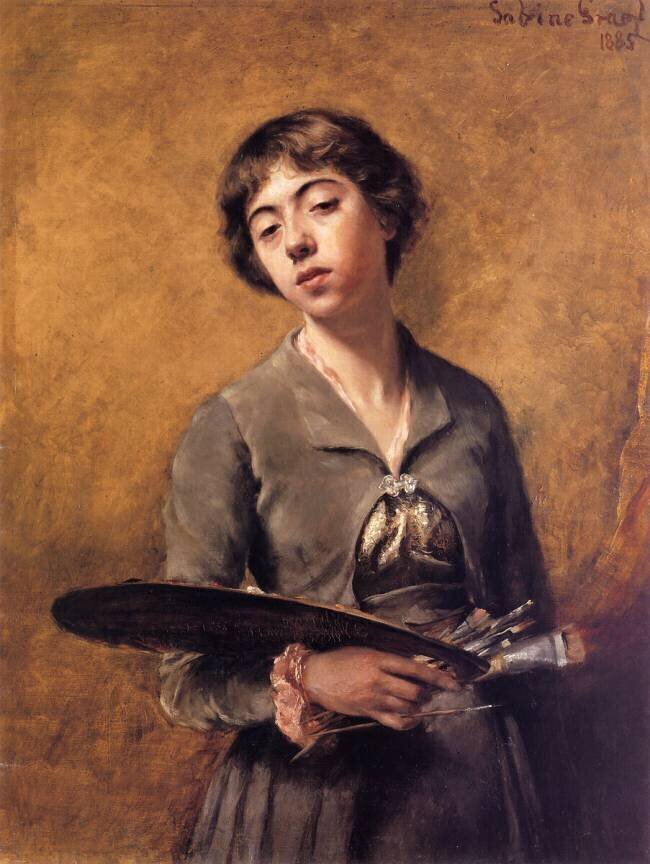 Autoportrait Sabine Lepsius