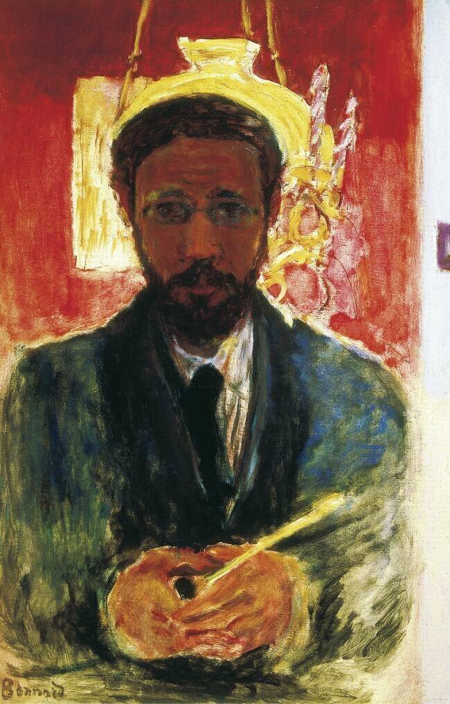 Autoportrait avec pipe Pierre Bonnard