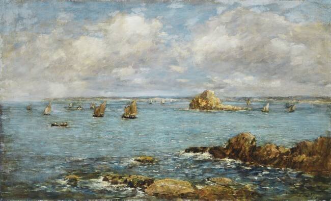 Baie de Douarnenez Eugène Boudin