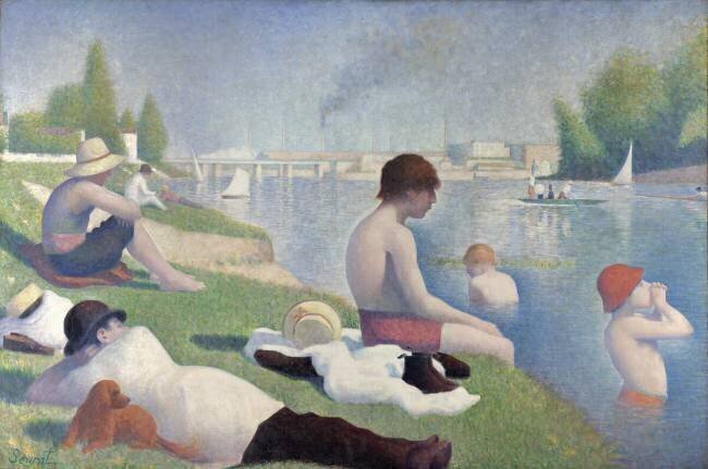 Baignade à Asnières Georges Seurat