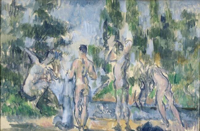 Baigneurs Paul Cézanne