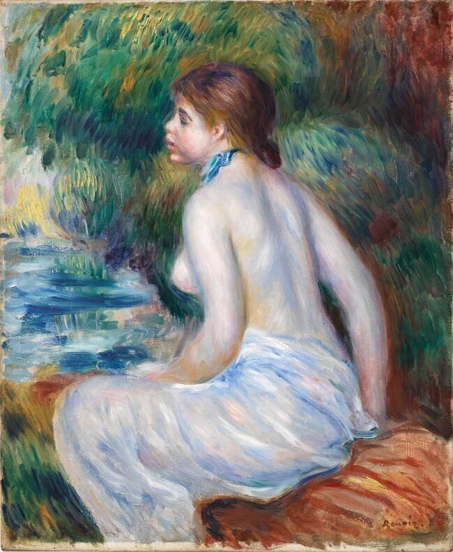 Baigneuse assise Auguste Renoir