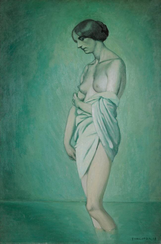 Baigneuse de profil Félix Vallotton
