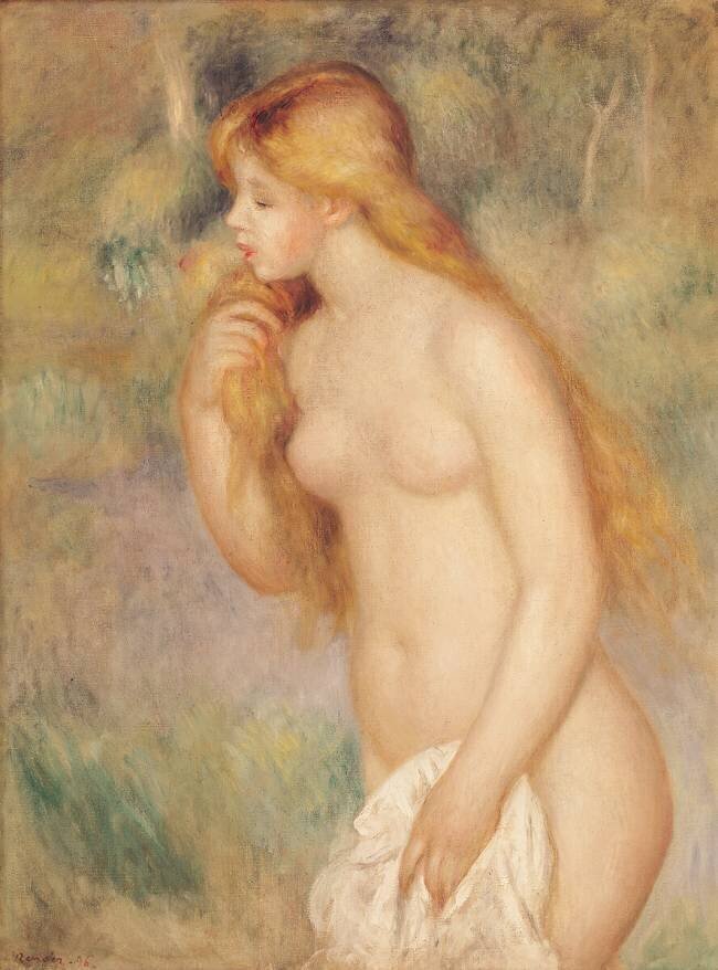 Baigneuse debout Auguste Renoir