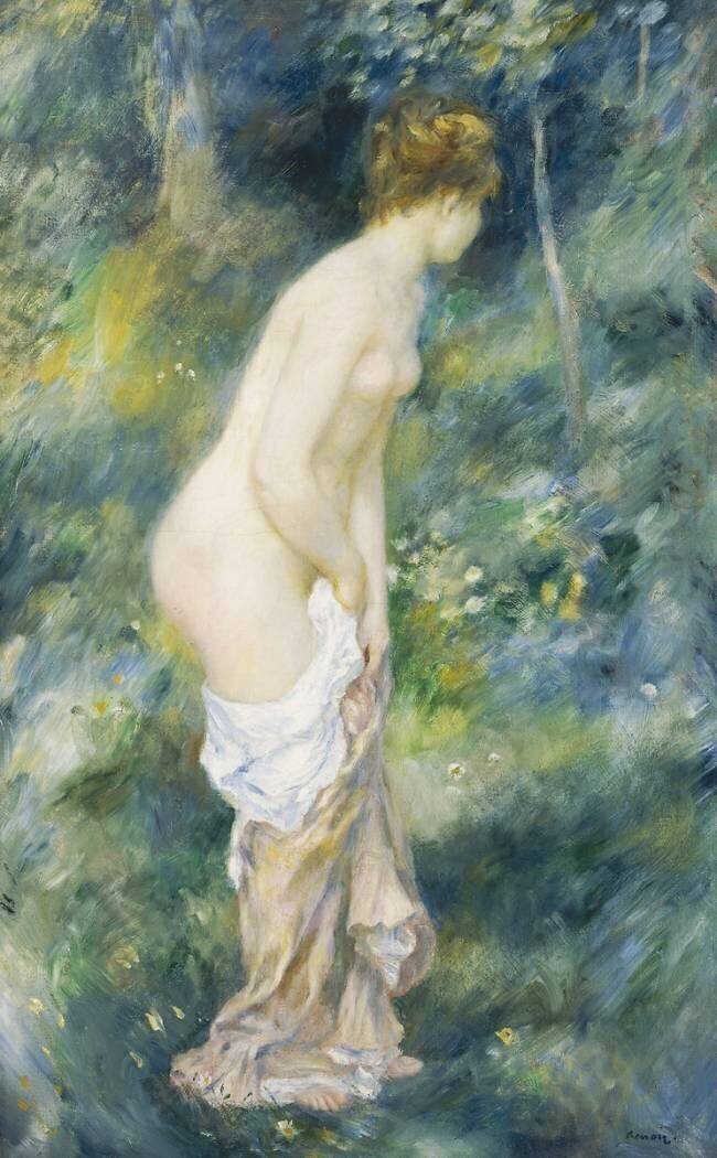 Baigneuse debout Auguste Renoir