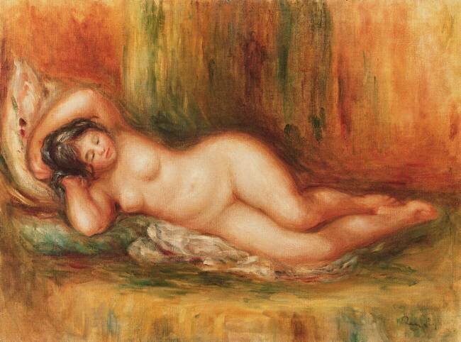 Baigneuse se reposant Auguste Renoir
