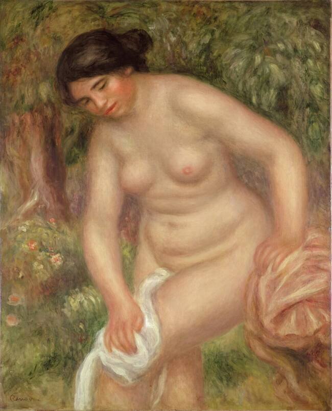 Baigneuse se séchant Auguste Renoir