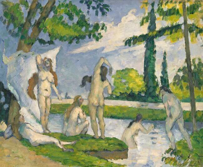 Baigneuses Paul Cézanne
