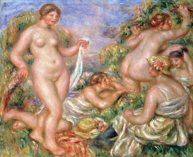 Baigneuses Auguste Renoir