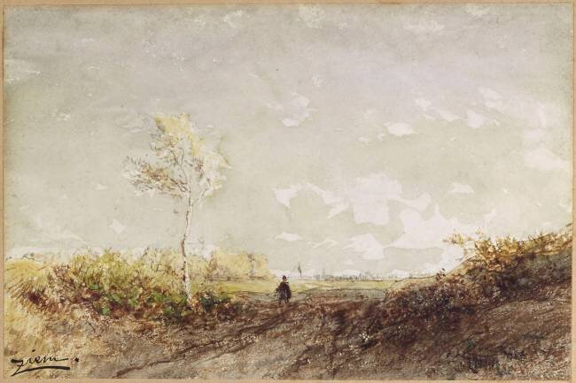 Barbizon matin de printemps Félix Ziem